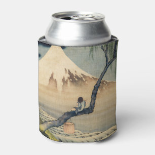Rafraîchisseur Pour Canette Katsushika Hokusai - Garçon regardant le Mont Fuji