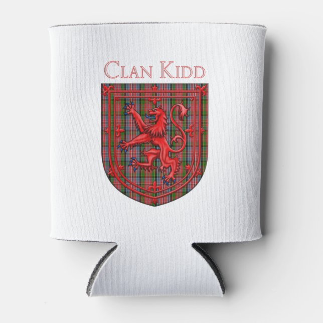 Rafraîchisseur Pour Canette Kidd Tartan Scottish Plaid Lion Rampant (Devant)