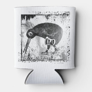 Rafraîchisseur Pour Canette Kiwi noir et blanc