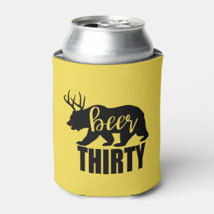 Rafraîchisseur Pour Canette La bière trente peut glacière/Cursive de Koozie