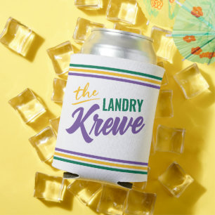 Rafraîchisseur Pour Canette La famille Krewe pour Mardi Gras