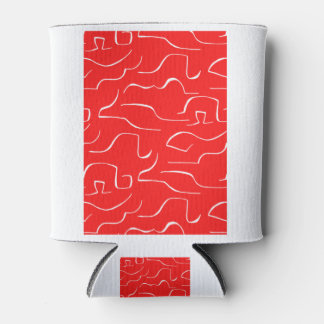 Rafraîchisseur Pour Canette La motif rouge et blanche.