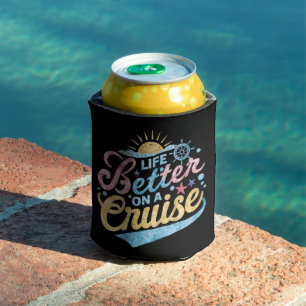 Rafraîchisseur Pour Canette La vie est meilleure lors d'un voyage en famille e