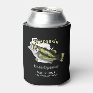 Rafraîchisseur Pour Canette Lac / Date Wisconsin Bass Opener Dark