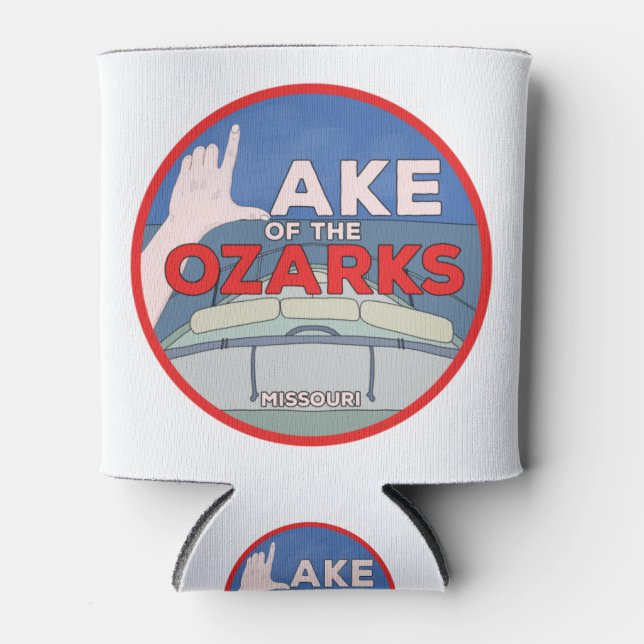 Rafraîchisseur Pour Canette Lac des Ozarks (Devant)