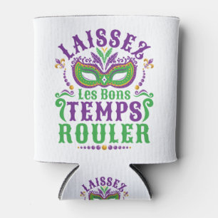 Rafraîchisseur Pour Canette Laissez les Bons temps Rouler Mardi Gras