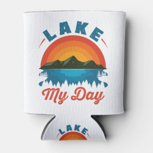 Rafraîchisseur Pour Canette Lake My Day Fishing Camping Bateau Bateau Lake Bum