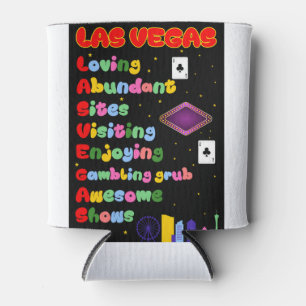 Rafraîchisseur Pour Canette Las Vegas Acronyme Tourist Can Cooler