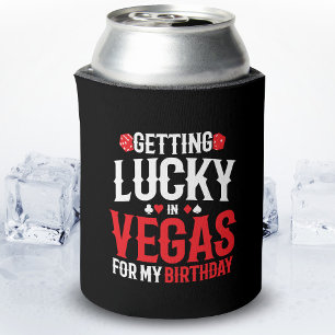 Rafraîchisseur Pour Canette Las Vegas Anniversaire - Obtenir de la chance à Ve