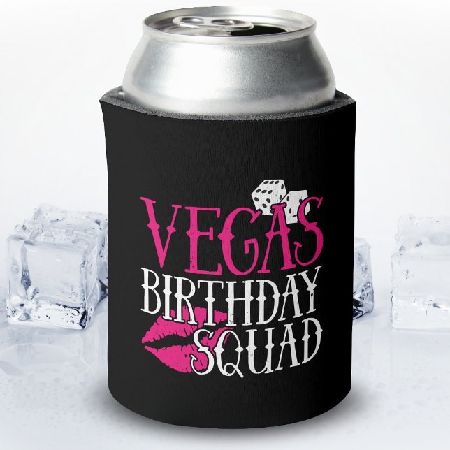 Rafraîchisseur Pour Canette Las Vegas Birthday Party Group Cadeau Vegas Squad (Créateur téléchargé)