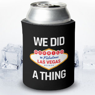 Rafraîchisseur Pour Canette Las Vegas Mariage - Couple marié à Vegas