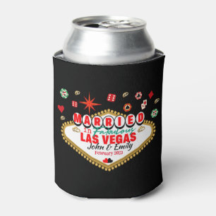 Rafraîchisseur Pour Canette Las Vegas Marié Couple Correspondant Vacances Neva