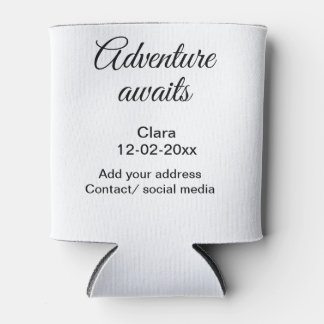 Rafraîchisseur Pour Canette L'aventure commence ajouter nom date année lieu