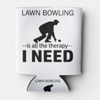 Rafraîchisseur Pour Canette Lawn Bowling is my therapy-RGp8w