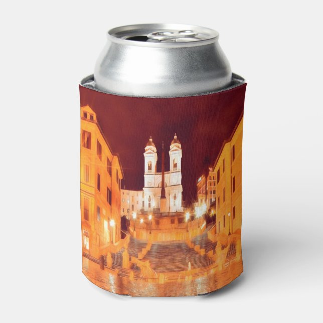 Rafraîchisseur Pour Canette ldp PIAZZA DI SPAGNA par nuit Rome (Can devant)