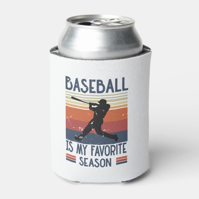 Rafraîchisseur Pour Canette Le Baseball Est Ma Saison Préférée (Can devant)