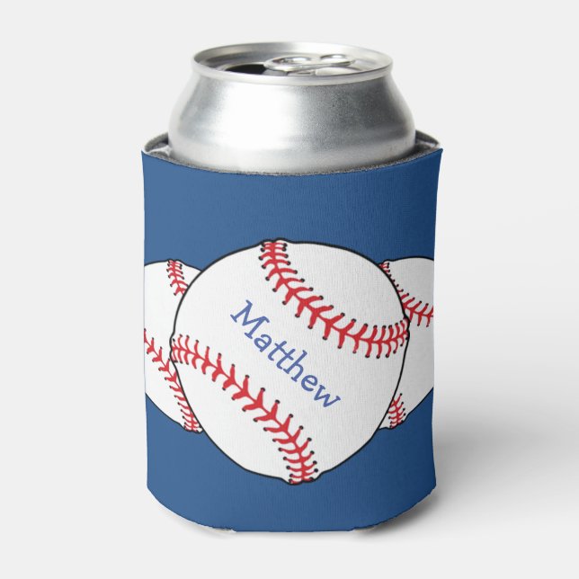 Rafraîchisseur Pour Canette Le baseball patriotique peut se refroidir (Can devant)