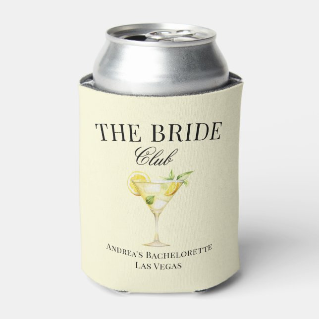Rafraîchisseur Pour Canette Le Club Social Luxueux Cocktail Bride Lemon (Can devant)