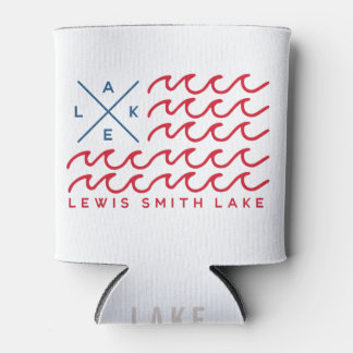Rafraîchisseur Pour Canette Le drapeau de vague du lac Lewis Smith peut refroi