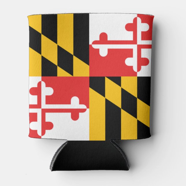 Rafraîchisseur Pour Canette Le drapeau du Maryland peut refroidir (Devant)