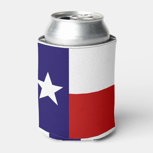 Rafraîchisseur Pour Canette Le drapeau du Texas peut refroidir (Can devant)