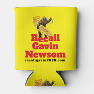 Rafraîchisseur Pour Canette Le koozie fou de Californie Grizzly