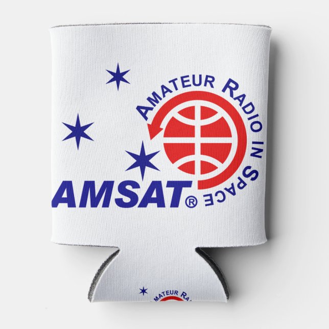 Rafraîchisseur Pour Canette Le logo AMSAT peut refroidir (Devant)