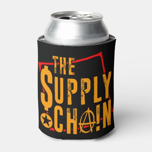 Rafraîchisseur Pour Canette le logo de la chaîne d'approvisionnement bière peu (Can devant)