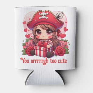 Rafraîchisseur Pour Canette Le magnifique pirate de la Saint Valentin