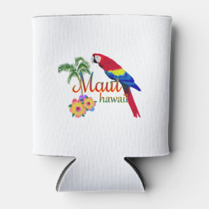Rafraîchisseur Pour Canette Le perroquet de l'île tropicale de Maui Hawaii