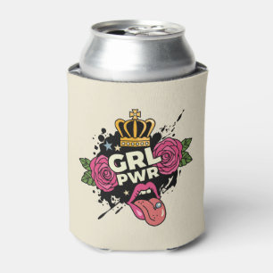 Rafraîchisseur Pour Canette Le style tatouage Girl Power