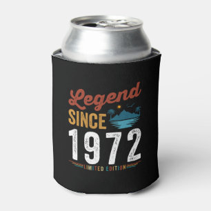 Rafraîchisseur Pour Canette Légende depuis 1972 Anniversaire Retro Vintage