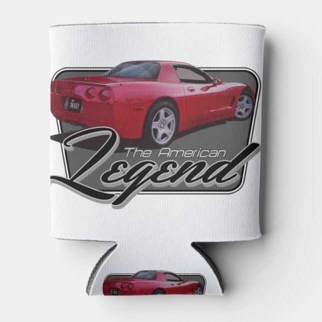 Rafraîchisseur Pour Canette Légende Red Coupe (Devant)