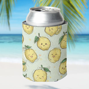Rafraîchisseur Pour Canette Lemon Love – Citron Aquarelle Jaune Clair