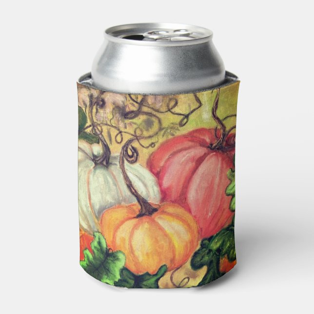 Rafraîchisseur Pour Canette Les citrouilles peuvent refroidir l'Halloween (Can devant)