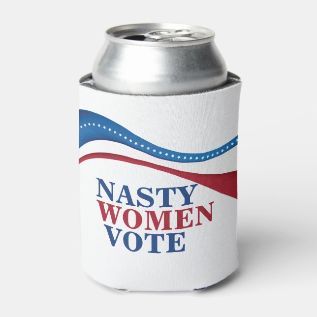 Rafraîchisseur Pour Canette Les Femmes Nasty Votent Feministe Politique (Can devant)