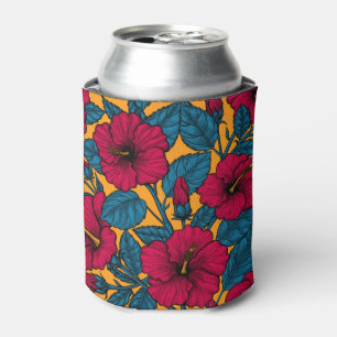 Rafraîchisseur Pour Canette Les fleurs d'Hibiscus