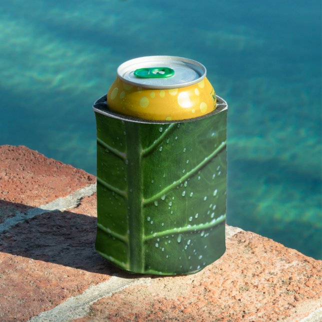 Rafraîchisseur Pour Canette Les gouttelettes de feuilles et d'eau peuvent refr (Piscine in situ)