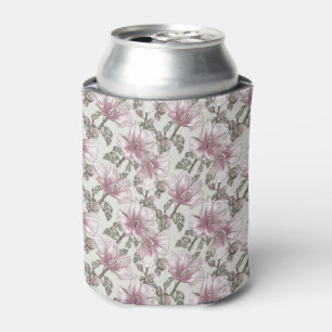 Rafraîchisseur Pour Canette Les Patters de Muted Pink Hibiscus Flowers