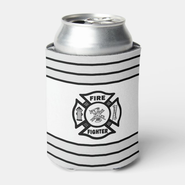 Rafraîchisseur Pour Canette Les pompiers peuvent refroidir le logo du service  (Can devant)