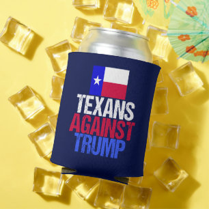 Rafraîchisseur Pour Canette Les Texans contre Trump Blue