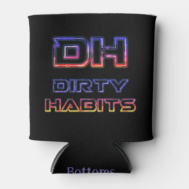 Rafraîchisseur Pour Canette Lights Dirty Habits Coozie (Devant)