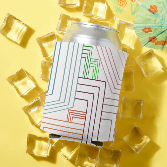 Rafraîchisseur Pour Canette Lignes Art Déco (Été in situ)