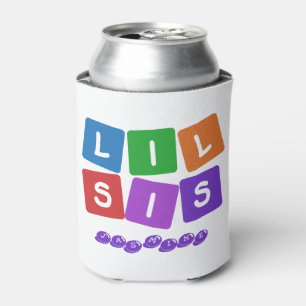 Rafraîchisseur Pour Canette Lil Sis nom personnalisé peut refroidir