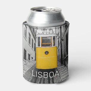 Rafraîchisseur Pour Canette Lisbonne Portugal Retro Tramway Souvenir Vintage
