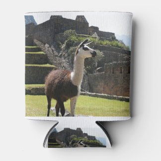 Rafraîchisseur Pour Canette Llama Sauvage Près Des Ruines