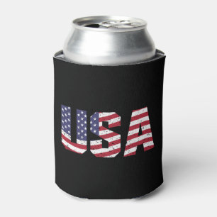 Rafraîchisseur Pour Canette Logo "All American" Patriotic USA