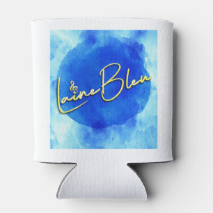 Rafraîchisseur Pour Canette Logo de Laine Bleu Koozie