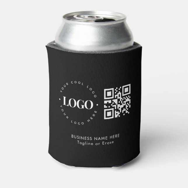 Rafraîchisseur Pour Canette Logo de l'entreprise personnalisée Code QR Minimal (Can Dos)