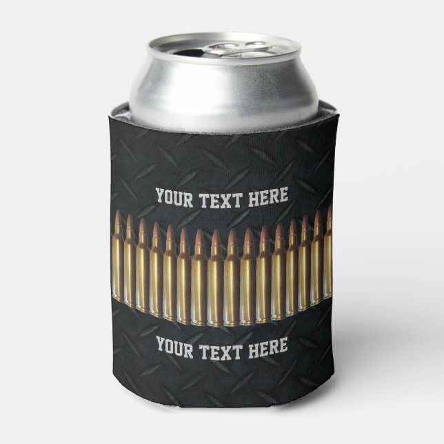 Rafraîchisseur Pour Canette Logo de munitions à balles de chasse (Can devant)